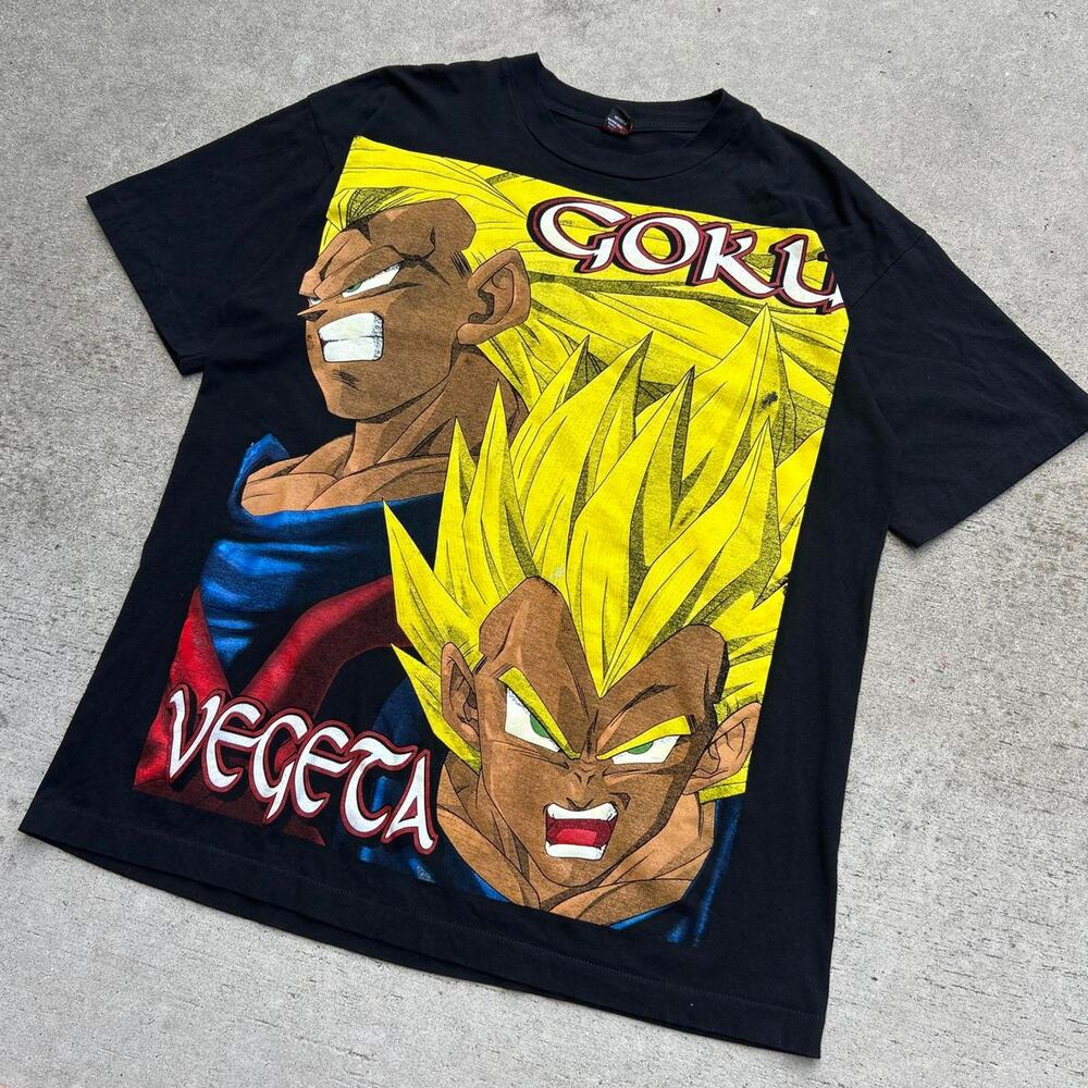 Vintage Dragon Ball Z AOP Bootleg tee Single Stitch